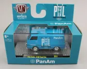 1:64 M2 Machines *AUTO-MEETS R64* PanAm Blue 1964 Dodge A100 Panel Van *NIB*