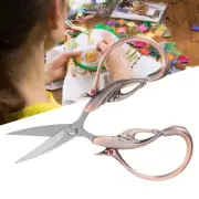 Retro Sewing Scissors Tailor Cross Stitch Embroidery Needlework Cutter DIY Gold