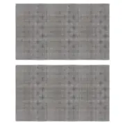 Plastic Mesh Canvas Sheet 50x33cm/20x13inch Black Plastic Blank Canvas,Pack of 2