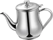 Cabilock Stainless Steel Oil Storage Can with Strainer Ergonomic Handle Oil Holder for Kitchen Filtration Capacity for Home Restaurant Use