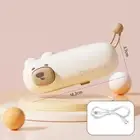 NNEDSZ 2 Pcs Light Brown Bear Mini Handheld Heat Sealing Machine for Food Bags -
