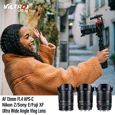 Viltrox 13mm F1.4 Auto Focus Ultra Wide Angle Lens for Fuji Nikon Z Sony E mount