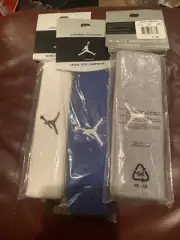 Vintage Jordan Logo Jumpman Headbands Adult Unisex Sweatband 3 Total