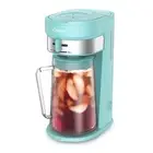 Iced Tea Maker, Brewing System with 2.5-quart Glass Pitcher, sliding strength...