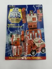 Vintage TONKA 1984 vintage GO-BOTS GOBOTS Spoons 31 Die Cast New Unpunched