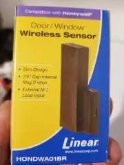 New Linear BROWN HONDWA01BR Wireless Door Window Sensor for 2gig honeywell