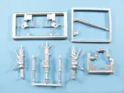 F-4B Phantom II Landing Gear for 1:48 Scale Tamiya Models SAC 48402