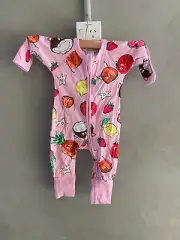 BONDS ZIP WONDERSUIT TROPICAL FRUITS SZ 000 BNWT (ACC510