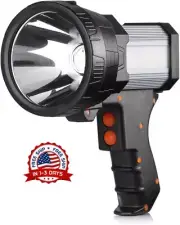 Super Brillante Led De Mano Foco De Mano Linterna Recargable 200000 lumens