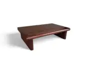 18" CIDS Monitor Stand Oak 1" Red Mahogany 18x11.25x4.88 TV Riser Wood NEW