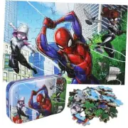 60 Pieces Spider Crawler Jigsaw Puzzles in a Metal Box for Kids Age for 4-8