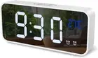 Digital Alarm Clock Large LED Temp Display Snooze 4 Brightness Levels USB Port