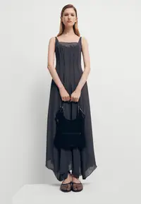 在飛比找ZALORA購物網優惠-Asymmetric Hem Corset Dress