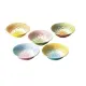 小禮堂 迪士尼 日本製 米奇米妮 陶瓷碗5入組 三鄉陶器 (彩色圖騰款)