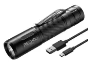 Rechargeable Flashlights High Lumens, G800 Rechargeable Flashlight with 3 Lig...