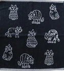 2X Towels Cat Kracht Kitchen Towels Fleece Tomcat Animals Home Bath Black