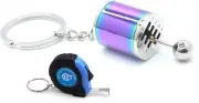Neo Chrome 6 Speed Manual Shift Gearbox Fidget Toy + Mini Tape Measurement