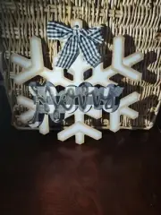 Merry Snowflake Wall Decor, Christmas Ornament