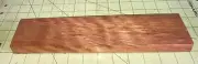One Piece Hawaiian Ohia Wood w/Mild Curl~ 12" x 2 1/2" x 3/4" (#301)
