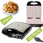 Walnut Cookie Cake Waffle Maker Ceramic Nonstick Electric Machine US Plug