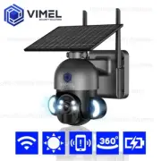 Wireless WIFI Solar Security Camera Home PTZ 360 Rechargeable 24/7 LIVE