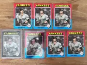 2024 Topps Heritage Chrome High JON BERTI #655 Black SP 01/75 Yankees + /699 Lot