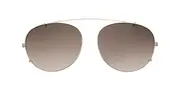 HUMPHREY´S 581069C Clip-on Only 22 Men's Sunglasses Gold Size 52