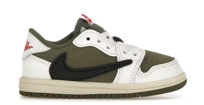 Jordan 1 Low X Travis Scott "Medium Olive" TD