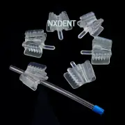 5pcs Dental Silicone Mouth Support Holding Saliva Ejector Suction TipOcclusalPad