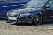 Front Bumper spoiler/ skirt/ Splitter For Audi A4 B7 S-Line Black Gloss (for: Audi)