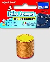 PARODI & PARODI Sewing Thread for Jeans Sewing 60 m Spool for Repairing Tear-Resistant Made in Italy
