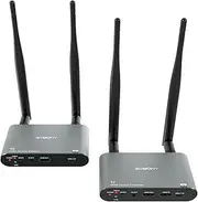 SVBONY TransAir2 Wireless HDMI Transmitter and Receiver 4K 30Hz, 300m/984ft, 0.06s Latency, 5.8GHz, 9Channel, Support IR Remote, from PC, Laptop, PS4/5, TV, Projector