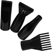 NOLITOY Pet Dryer Nozzle Set 4pcs Abs Hair Dryer Brush Diffuser Nozzles for Dog Cat Grooming