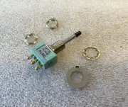 Alcoswitch MTB106E SPDT On-Off-On 1/4" Miniature Toggle Switch