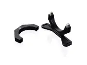 Bitspower Premium Reservoir Mount Abrasive Black: BP-PRM126-BK