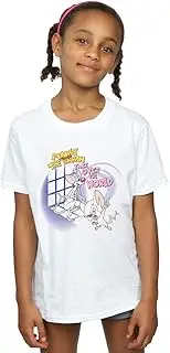 [Absolute Cult] Animaniacs Girls Pinky And The Brain Take Over The World T-Shirt White 9-11 Years