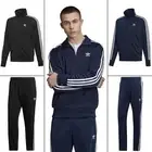 Adidas Mens Tracksuit Firebird Zip Up Jacket Elasticated Tracksuit Bottoms S-XL