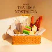 Village style Tea time Assortment box Sri Lanka Traditionl Sweets an Bites gifts