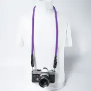 42" Purple Rope Camera Neck Strap w/ 2x Peak Design Anchors / 10.5mm Thick