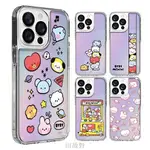 【田故野】IPHONE 15◀BTS BT21 官方 MININI 全息手機殼適用於 IPHONE14 IPHONE13