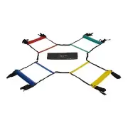 Ram Rugby Speed and Agility Ladder - Tubular Rungs - Quad
