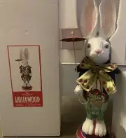 Kurt Holly Adler WHITE RABBIT NUTCRACKER 20", Hollywood, Alice In Wonderland NEW