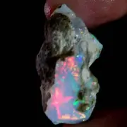 Natural Welo Fire White Ethiopian Opal Rough Gemstone 27.10Ct 16X28X14mm EO-4422