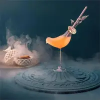 在飛比找ETMall東森購物網優惠-酒吧聚采 創意小鳥雞尾酒杯 高腳雞尾酒杯 創新雞尾酒 高腳杯