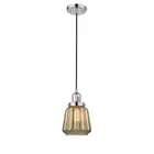 Innovations LED Chatham 6" Mini Pendant, 201C Series, PN/Merc - 201C-PN-G146-LED