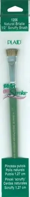 Plaid One Stroke Brush-Scruffy 1/2" Width 1206