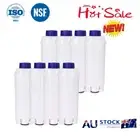8X DLS C002 Water Filter For Delonghi DLSC002 ECAM 22.110.SB Coffee Maker AU