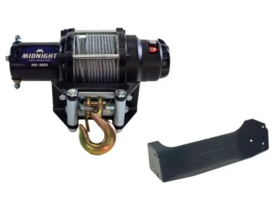 Viper 50 Ft Winch 3000 lb Steel w/ Mount For John Deer Gator XUV 625i 2011-21