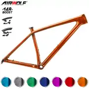 AIRWOLF 29er XC MTB Carbon Frame Boost Hardtail Bike Crystal Frameset 148mm 950g