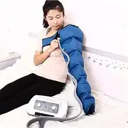 Air Compression Electric Massager, Arm Relax, Promote Blood Circulation and Lymphatic Drainage, Relax and Relieve Muscle Pain,Blue